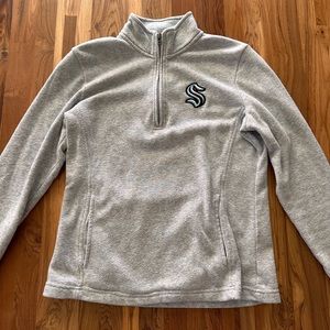 Seattle Kraken Size S quarter zip
